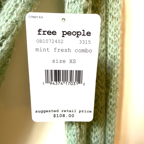 Free People l Angel Soft Pullover in Mint - Picture 13 of 15